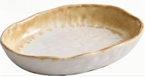 Plato hondo blanco de 6.6''