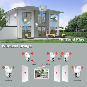 2 एमपी वायरलेस एनवीआर किट इनडोर/आउटडोर मॉनिटर वाईफाई सुरक्षा प्रणाली 10.1-इंच डिस्प्ले स्मार्ट कैमरा स्मार्ट मानव ट्रैकिंग - Product Image 5