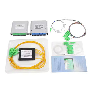 High-Density ODF/Wiring Closet Mini 1x4 PLC Splitter 3mm Thin Design with SC APC Connectors for <strong>Telecom</strong> CATV POE Fiber <strong>Networks</strong> - Product Image 2