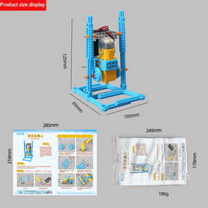 Wissenschaft und Technologie Kleine Produktion Biped Robot Diy Kinder Spaß Spielzeug Kinder handbuch Wissenschaft Experiment Modell Großhandel