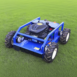 Điện điều khiển từ xa vườn Robot Máy cắt cỏ với rato 225cc động cơ theo dõi máy móc xây dựng Reel Máy cắt - Product Image 2