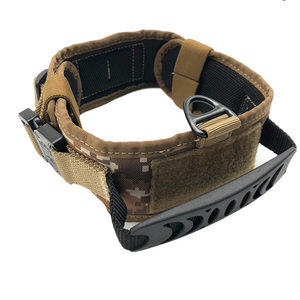<span class=keywords><strong>Collar</strong></span> de perro táctico de lujo personalizado de 16 "-27" 2,5 "grueso y resistente para perros con parche de bucle - Product Image 1