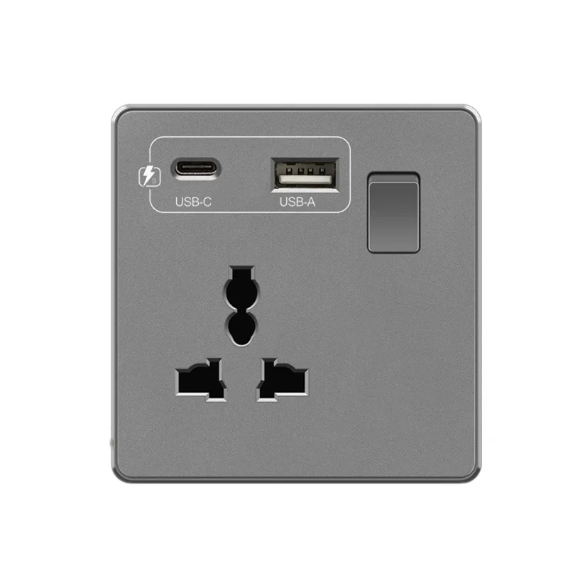 Grigio 1 gang3 pin