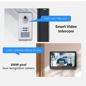 Sistema de intercomunicación bidireccional de 4 botones con cámara IP para timbre de puerta y sistemas de intercomunicación de apartamento
