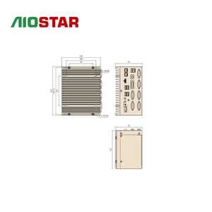 嵌入式工业计算机，配有1X M.2 2280 SATA 6X COM DDR4 ATOM J6412/N97/N95/N100芯片组，准备交付