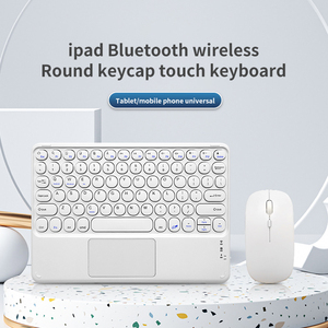 Mini teclado para juegos, teclado inalámbrico, teclado inalámbrico de 78 teclas, recargable, de varios colores