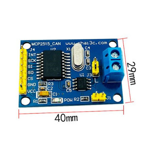 TJA1050 receiver SPI <strong>protocol</strong> 51 SCM <strong>program</strong> routine MCP2515 CAN bus module - Product Image 4