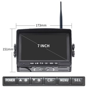 <strong>Wireless</strong> 4 <strong>Backup</strong> <strong>Cameras</strong> IR Night Vision Dvr Waterproof With 7&quot; Rear View Monitor Reversing Aid <strong>System</strong> for <strong>RV</strong> Truck Bus - Product Image 2