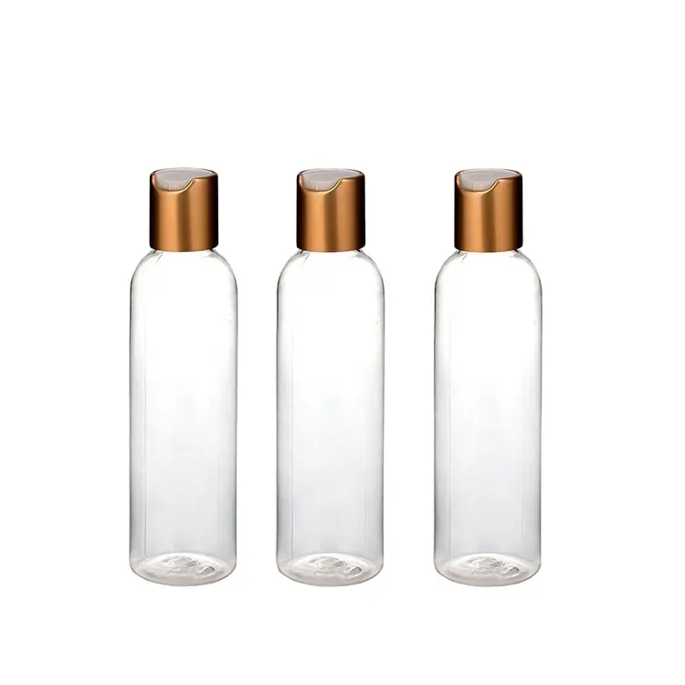 Pet flasche 60 ml mit gold disc top cap für handwäsche