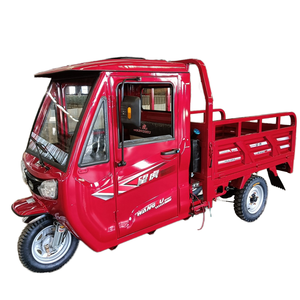 Çin'in 3 tekerlekli yolcu ve kargo ile 200cc ve 150cc benzinli motorlar yarı kapalı Scooter Motor üç tekerlekli bisiklet