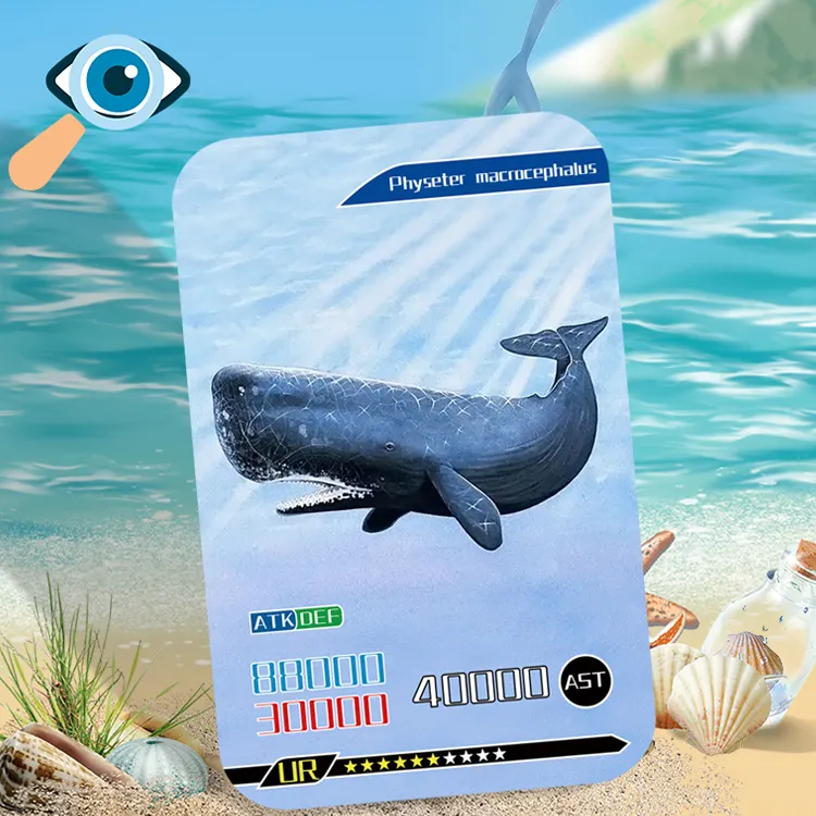 Prodotti più venduti 2023 animali dell'oceano carte da gioco carte da gioco giocattoli educativi hobby per bambini giocattoli set