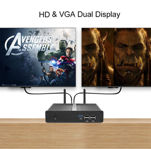 Mini In-Tel Ce-Leron J1800 Stift-Tium N3510 Quad Core HD Vga Home Server Win7 Lüfter loser Desktop Comput adoras Destop Computer PC - Product Image 4