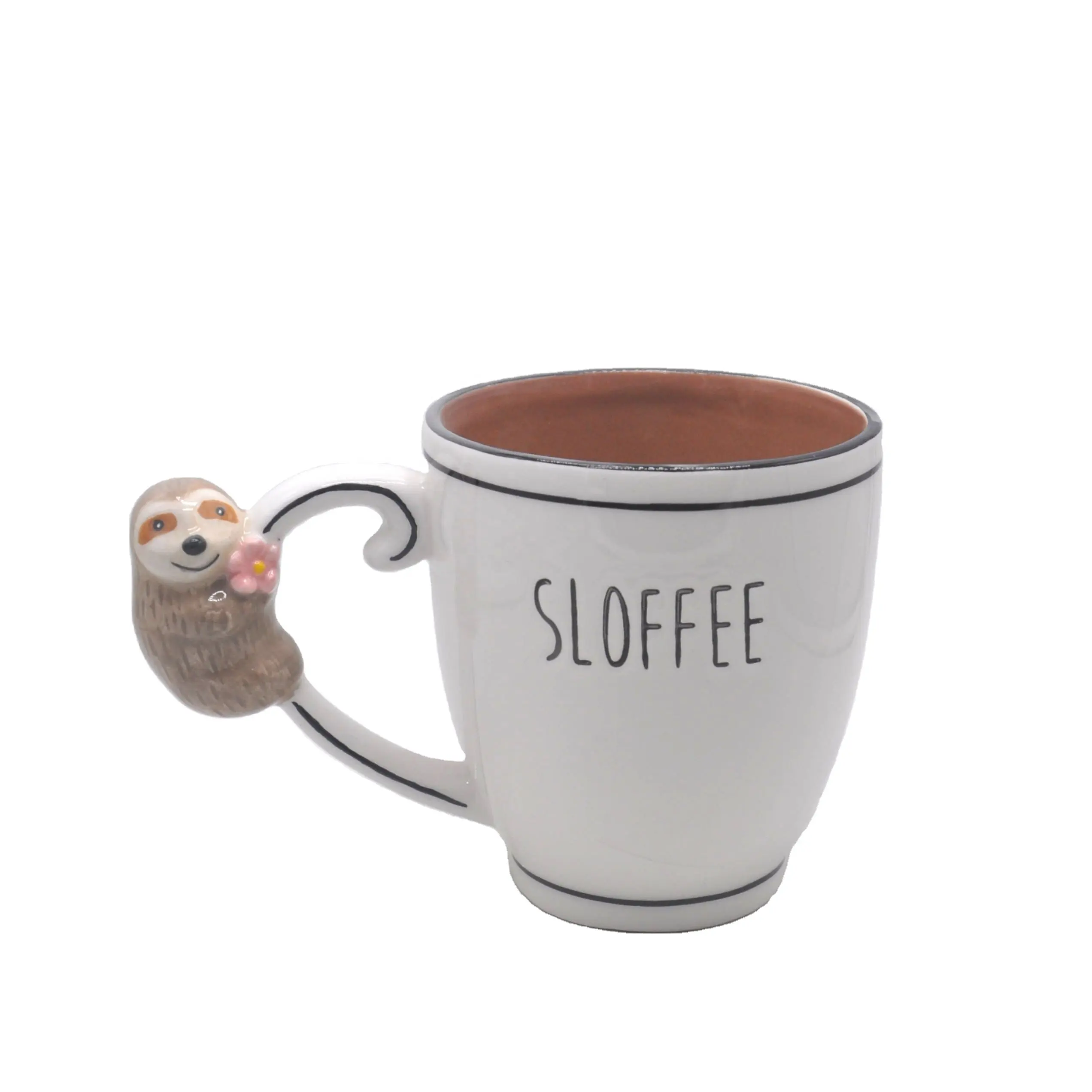 3D Animal Mug Impresso Copos Tea Holder Travel Mugs Alívio Handmade Promocional Sublimação Café Cerâmica com Logotipo Cerâmica