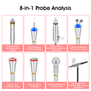 הטוב ביותר למכור סיטונאי רב תכליתיים 8 ב 1 העור הידוק הרמת פנים עיסוי מכונות פנים סלון לשימוש ביתי ציוד יופי - Product Image 6