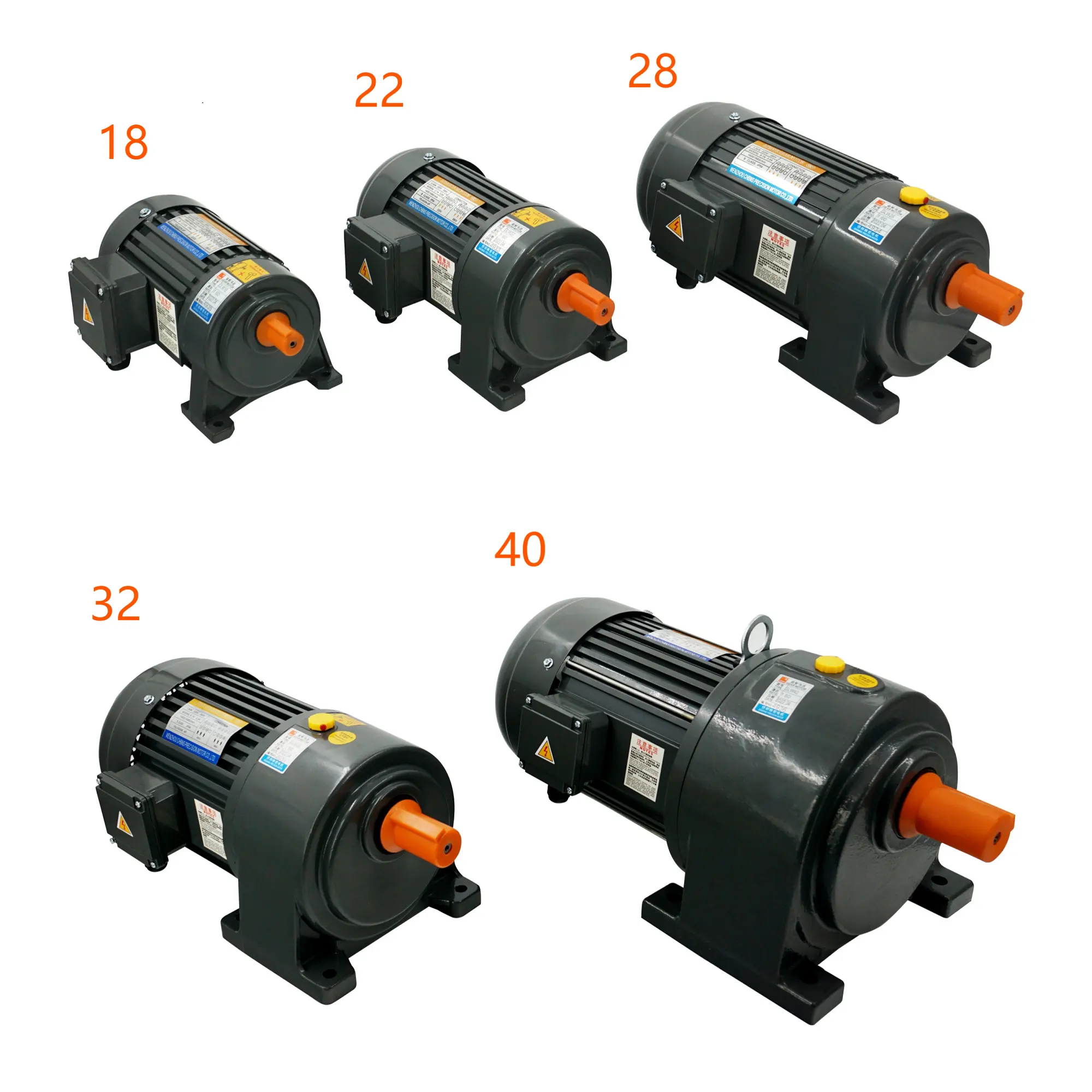 Prix d'usine GCH/CV Moteur à courant alternatif triphasé/monophasé à engrenages 0.2 -- Moteur de boîte de vitesses 5KW