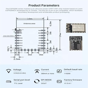 Лидер продаж, цена по прейскуранту завода-изготовителя, Wi-Fi чип, цена ESP8266 12F, автономный SOC с интегрированным протоколом TCP/IP, мыслитель стека ESP12F