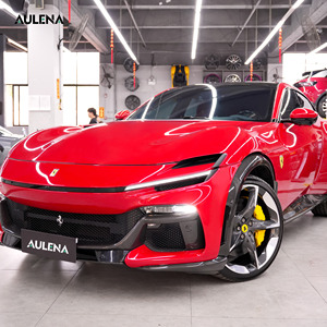 Aulena Oem Droge Carbon Voorkant En Middellip Zijrand Voorkant Canards Achter Diffuser Nieuwe Staat Bumper Voor Ferrari Purosangue - Product Image 2