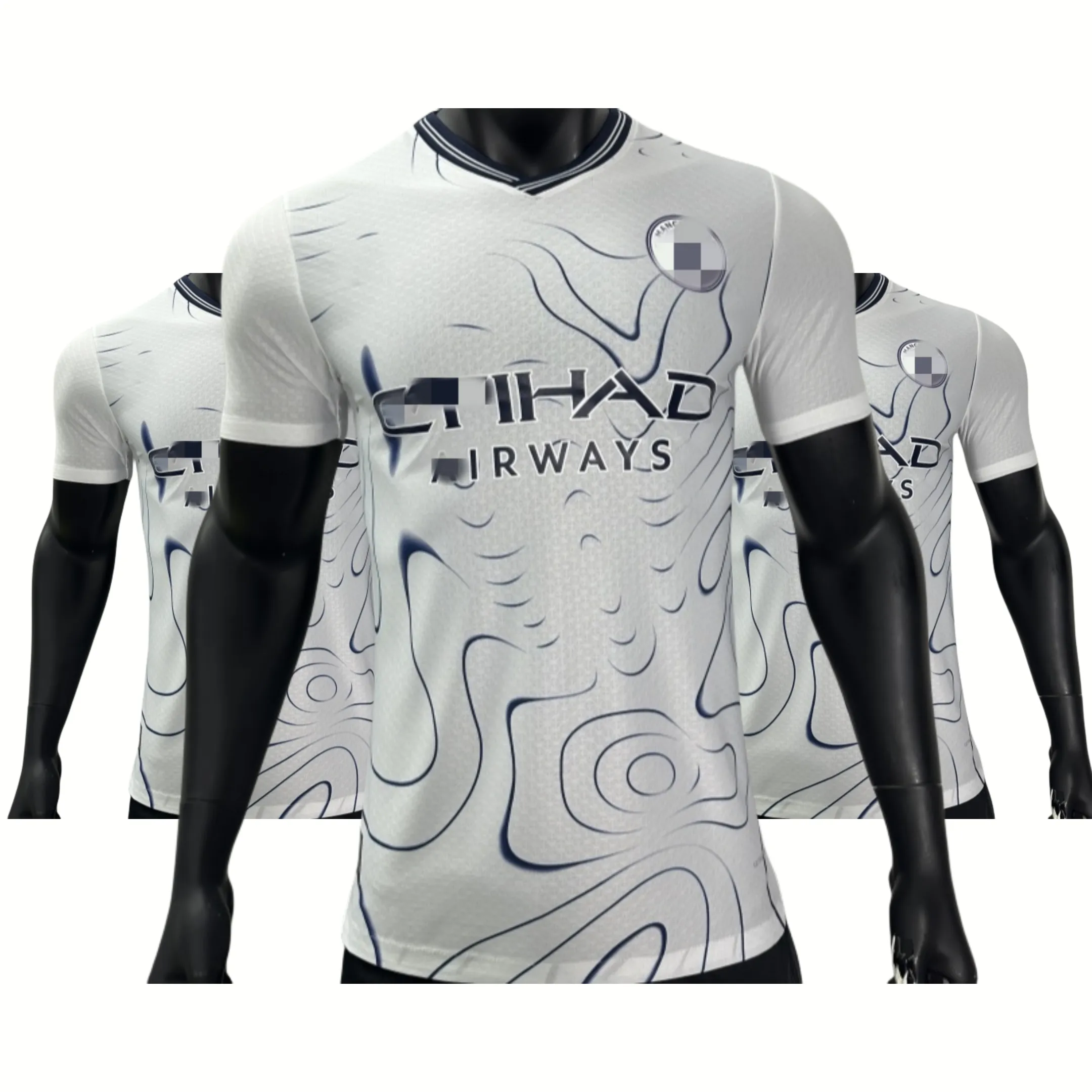 2024-2025 City Away lชุดฟุตบอลย้อนยุคที่ขายดีที่สุดย์ผู้ชายเสื้อฟุตบอลฟุตบอลดีไซน์ใหม่