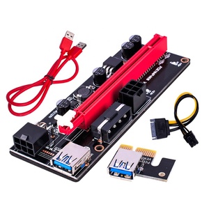 USB 3.0快速适配器VER009S PCI-E 1X至16X立管卡电源扩展器电缆，用于台式塑料材料库存产品 - Product Image 3
