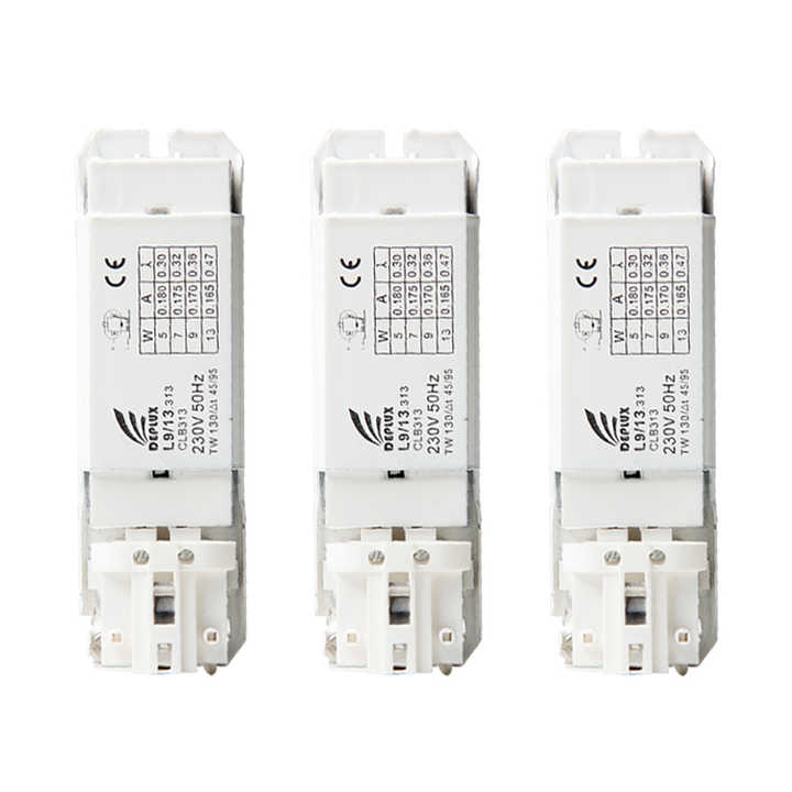 220V विद्युत चुम्बकीय रोड़े के साथ G23 lampholder 5w 7w 9w 11w पी एल PLS गिट्टी