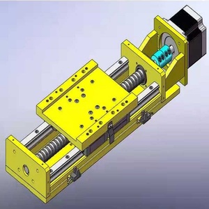リニアモジュールxyzクロススライド作業台高精度重負荷CNCレールリニアガイドライン電動ボールスクリュードライブ - Product Image 1