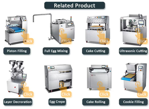 カップケーキプロセス全自動マデリン製造機英語マフィンスポンジカップケーキ生産ライン - Product Image 5