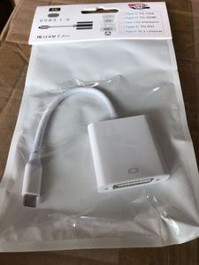 批量销售高质量原始设备制造商新的USB 3.1类型C到DVI适配器，带白色支持类型c设备 - Product Image 6