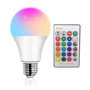 7W RGB spot IR uzaktan kumanda E27 16 renk değiştirme RGB sihirli lamba LED ampul - Product Image 5