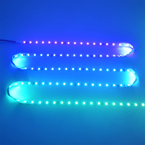 RGBCCT Smart digitale luce LED striscia SMD5050 5 colori RGBWW tagliabile indirizzabile con effetti di programma di animazione di luce di corsa