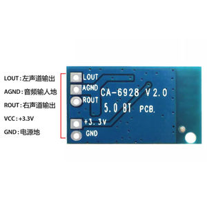 CA-6928 5V bluetooth ses alma modülü kurulu Bluetooth No güç amplifikatörü kurulu bluetooth PCBA