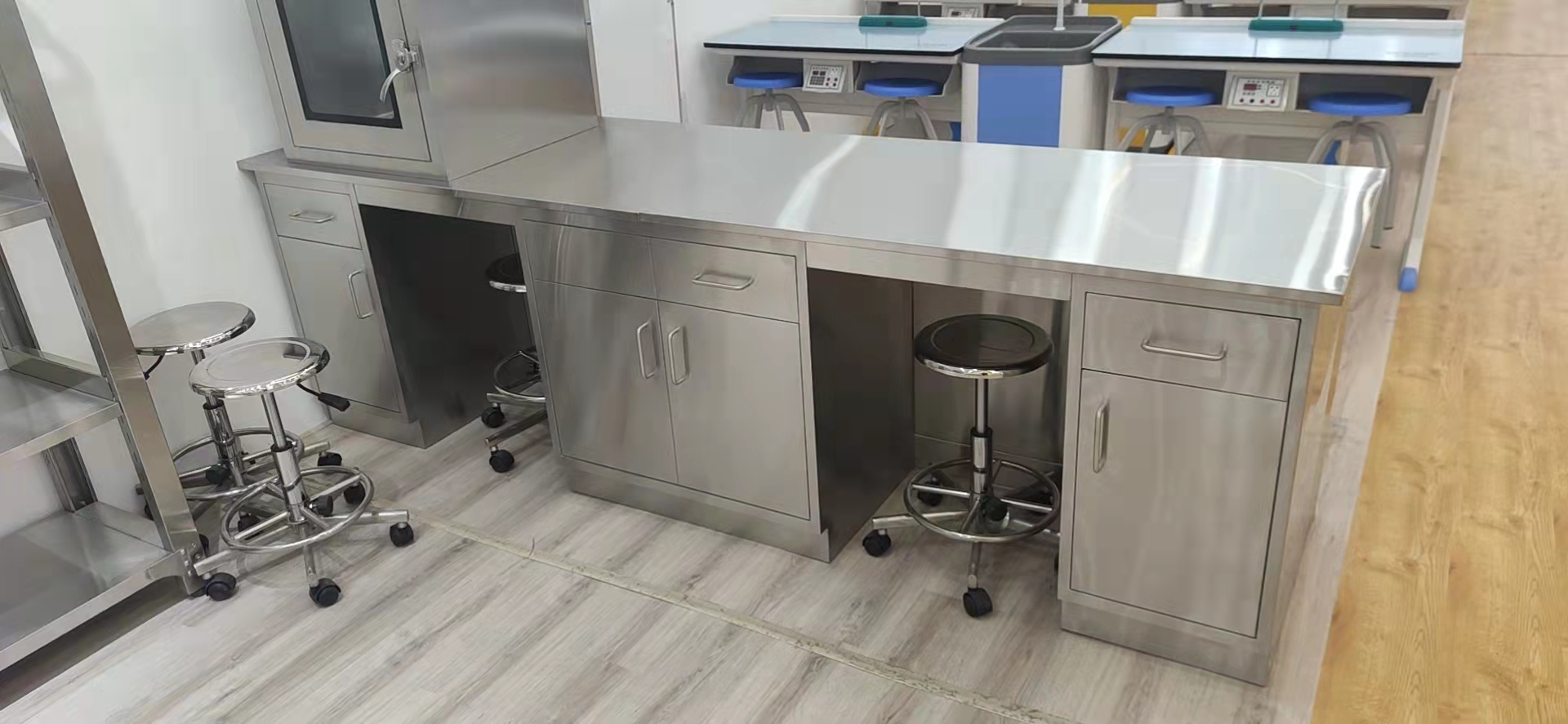 Tủ thông gió bằng thép không gỉ 304 Phòng thí nghiệm Máy hút mùi hóa chất 2