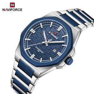 新款NAVIFORCE 9245 Montre Pour Homme男士豪华石英表42毫米表盘独特设计合金高端Reloj De Hombre <span class=keywords><strong>2025</strong></span>