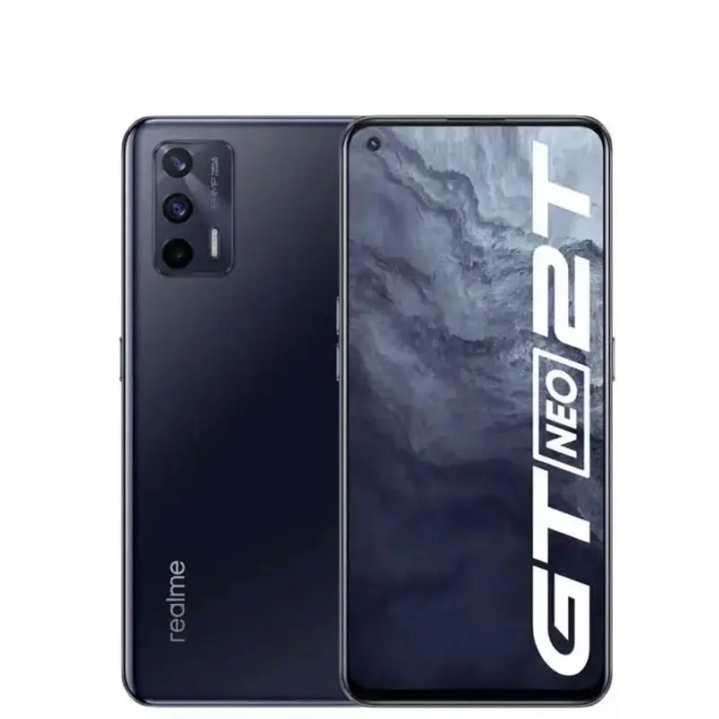 新しいrealme GT Neo 2T Neo2T 128G携帯電話6.43 "FHD 120Hz寸法1200-AI Octa Core 4500mAh 65W64MPトリプルカメラNFCOTA