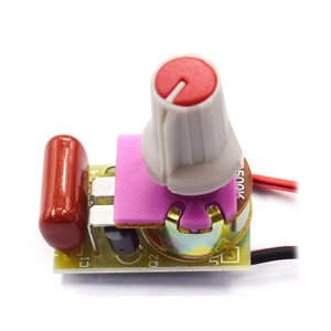 RNSbot 100W调光器模块DIY套件，带开关电位器调速模块，用于电子套件实验室 - Product Image 1