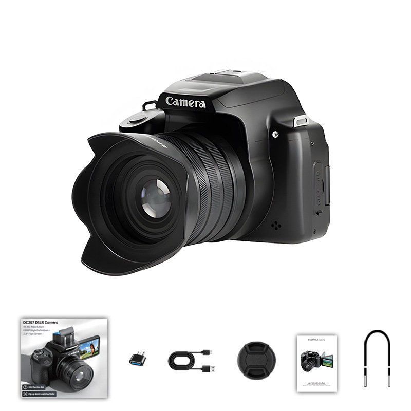 DC207 black standard model + lens hood