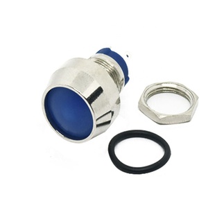 12 Millimetri in Metallo Interruttore di Pulsante Rotondo Interruttore Testa con 12V Led Illuminato on Off Momentaneo Interruttore a Pulsante - Product Image 2