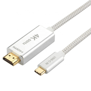 Factory High Speed USB-C to <strong>HDMI</strong> Cable 4K 60Hz 30Hz 1m 2m 3m for HUAWEI SAMSUNG <strong>Android</strong> to HDTV USB Type C to <strong>HDMI</strong> Adapter - Product Image 1
