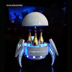 แท่นวางจอแสดงผล LED สำหรับไนท์คลับเลานจ์ปาร์ตี้ขวดเหล้าแบบยกได้บริการขวดวีไอพีทำจากพลาสติกที่ทนทาน - Product Image 1