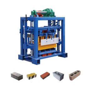 Máquina manual de bloques de cemento huecos de 9 y 6 pulgadas, máquina de fabricación de bloques pequeños, máquina de prensa de ladrillos, maquinaria para hacer bloques, Túnez - Product Image 1