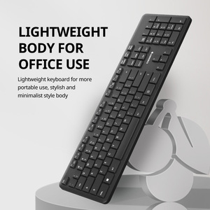 CHERRY DW 2300，无线桌面套装，不同键盘布局，<span class=keywords><strong>2.4</strong></span> <span class=keywords><strong>GHz</strong></span> RF，即插即用，人体工程学鼠标，电池，黑色