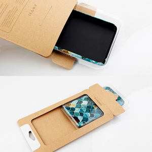 Display Window <strong>Empty</strong> Box Cowhide Card Paper Package Gift Packaging <strong>Boxes</strong> for Phone Case Retail - Product Image 3