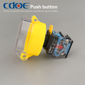 Momentary <strong>Push</strong> Switch 22mm Black <strong>Custom</strong> Arrow Head Stop <strong>Button</strong> for <strong>Start</strong> Stop Machine - Product Image 2