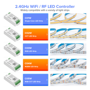 Tuya WiFi Alexa Voice Google Home CCT RGB RGBW RGBCCT диммер светодиодный синий зубной световой контроллер - Product Image 3