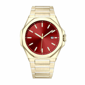 カジュアル2025メンズ新作クォーツ時計ステンレス鋼Montres De Luxe腕時計プライベートラベルMontre Homme