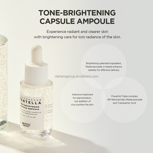 Kore cam cilt bakımı seti Private Label doğal Cica ampul organik parlatıcı yatıştırıcı cilt bakımı Centella kadınlar için Set - Product Image 3