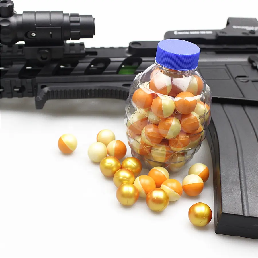 Cina prezzo all'ingrosso vendite calde colorato 0.68 calibro paintballs tiro sport giochi all'aperto paintball palla 68