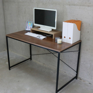 Cajón de mesa de ordenador de madera de acero de alta calidad, escritorio plegable sin instalación, conveniente Escritorio de cabecera para el hogar para pequeños - Product Image 3