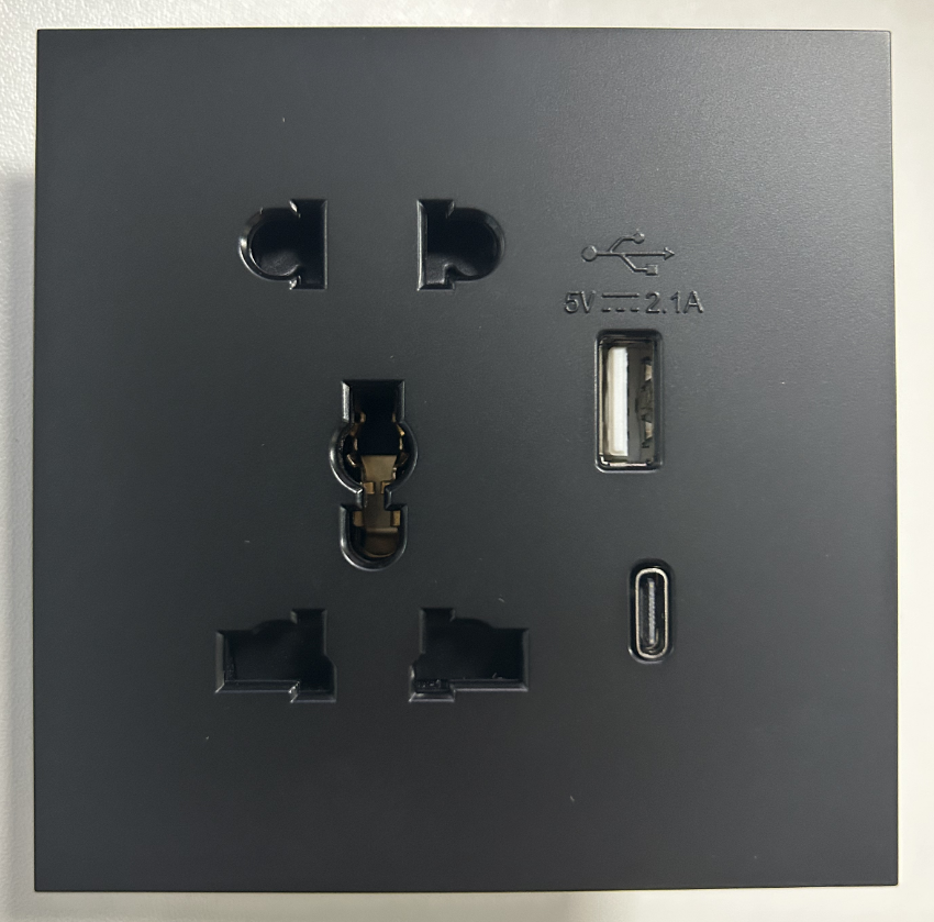 Ordinario de 5 orificios + USB