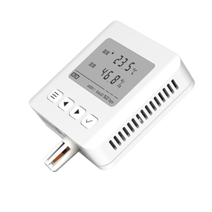 Sensor de controlador de humedad y temperatura Modbus montado en la pared inalámbrico con pantalla LCD para monitoreo de temperatura ambiente del servidor