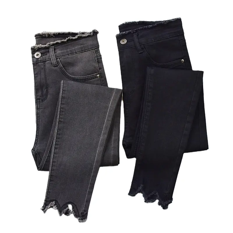 2020 Offre Spéciale vente en gros de haute qualité coton polyester mélange femmes jeans